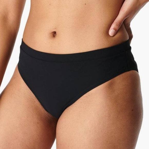 sweaty betty coral bikini bottom  style# SB4623A  black  large  new no tags - Picture 1 of 2